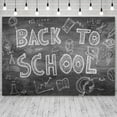 thumbnail image 3 of Back to School Photography Backdrop Chalkboard Background Chemistry Math Books Science Classroom Theme Decor Kids Party Banner Student Teacher Portrait Photo Booth Prop, 3 of 5