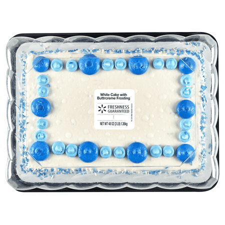 Freshness Guaranteed White Cake With Buttercreme Frosting 14 Sheet