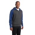thumbnail image 4 of Sport Tek Adult Male Men Heather Long Sleeves Sweatshirt Grph Hea/TrRoy Large, 4 of 6