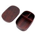 thumbnail image 1 of LAFGUR Meal Containers, Lunch Box Lunch Container Meal Box Wooden With Partition Board For Home For Office For Camping For Picnic, 1 of 8