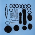 thumbnail image 3 of Kit de 12 accesorios para peinar el cabello, herramienta de peluquería para trenzas y trenzas, 12 unidades, 3 of 11