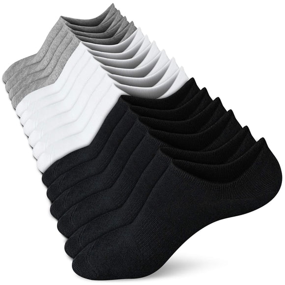 Calcetines bajos para mujer No Show Socks Wernies, antideslizantes, 4/8 pares