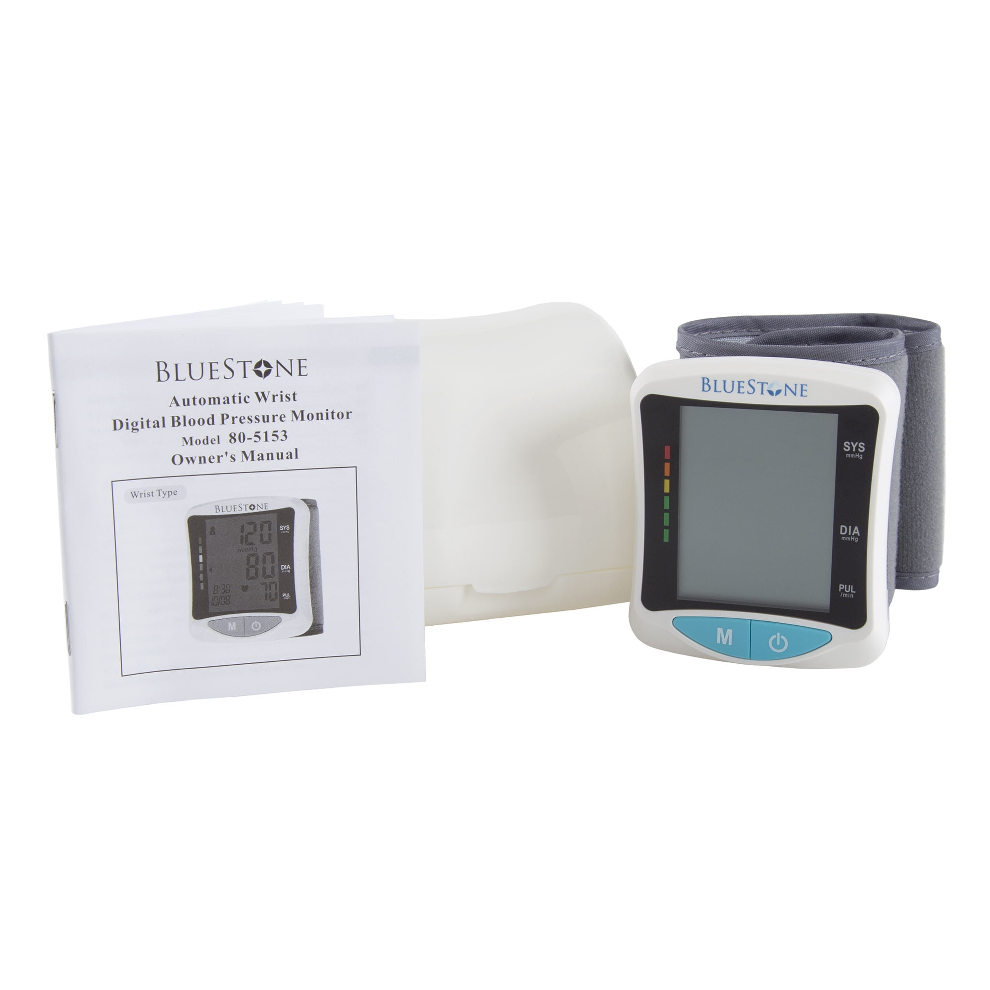 Bluestone Automatic Wrist Blood Pressure Monitor with LCD Display HW0100047  - The Home Depot