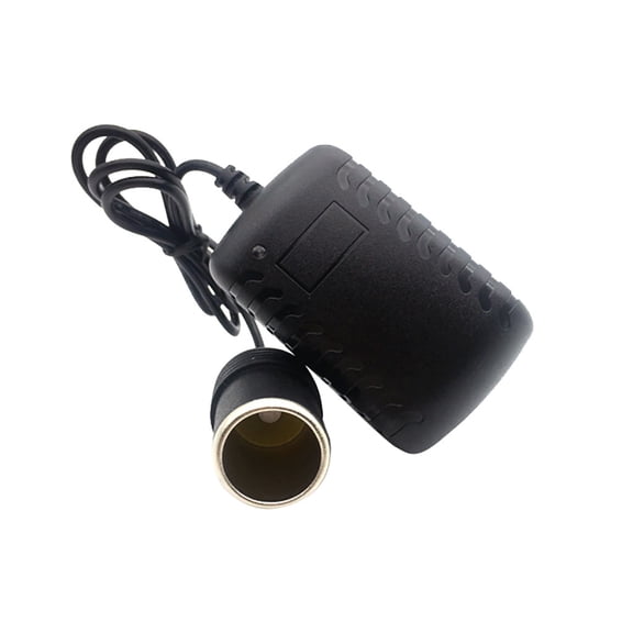 Herunwer AC to DC Car Lighter Socket Power Adapter, Portable 12V Converter for Household Use