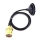 thumbnail image 1 of Retro E27 colgante bombilla soporte lámpara soporte zócalo oro con cable sin interruptor, 1 of 2