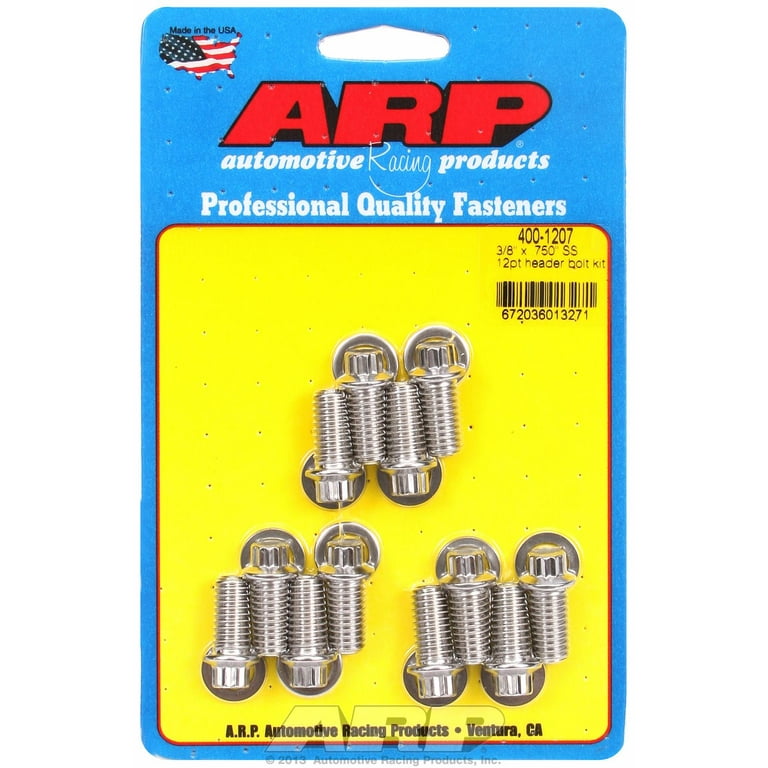 ARP S/S Bolt Kit - 12pt (5) 3/8-24 x .750 ARP S/S Bolt Kit - 12pt (5) 3/8-24 x .750