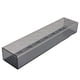 thumbnail image 1 of Jarrón de flores rectangular de acrílico, contenedor de flores, decoración floral gris, 1 of 9
