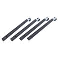 thumbnail image 1 of Table Leg Height Extension with Caster Wheels, Heavy Duty Carbon Steel Riser for Cabinet Sofa Bed Couch Coffee Table, Suitable for Various Types of Tables, 1 of 7