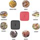 thumbnail image 3 of 2 Pcs Silicone Perforated Air Fryer Liners, Reusable Non-Stick Air Fryer Mat 7.5 inch, 3 of 5