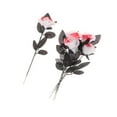 thumbnail image 1 of Centre de Table en Polyester Roses Halloween Décoration de Fête diy Blanc et Rouge, 1 of 9