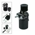 thumbnail image 4 of Oil Catch Can Kit Reservoir Baffled Tank with Breather Filter Universal Aluminum, 4 of 10