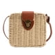 thumbnail image 1 of Crossbody-Väskor för kvinnor Casual Vävd Handvävd väska Rotting strandväska (beige), 1 of 9