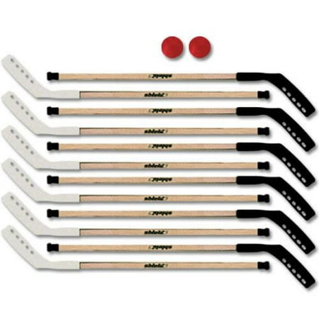 ShieldÂ® Wood Hockey Stick-Color:White