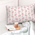 thumbnail image 5 of Kdxio Cotton Pillow Cases Pillowcases,Soft and Breathable Bedroom Pillow Cases-Floral Strawberr, 5 of 8