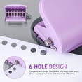 thumbnail image 2 of 1Pack Compact Plastic Mini Hole Punch For Craft Makers And Documents, 2 of 8