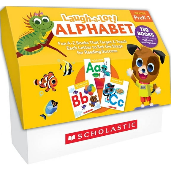 Laugh-a-Lot Alphabet Books (Multi-Copy Set): Fun AZ Books That Target Teach Each Letter to Set the Stage for Reading Success