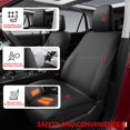 Car Seat Cover Compatible with 20222024 Ford Maverick Neoprene Black