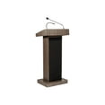 thumbnail image 2 of National Public Seating 800X-RW Oklahoma Sound Orator Lectern, Ribbonwood, 2 of 6
