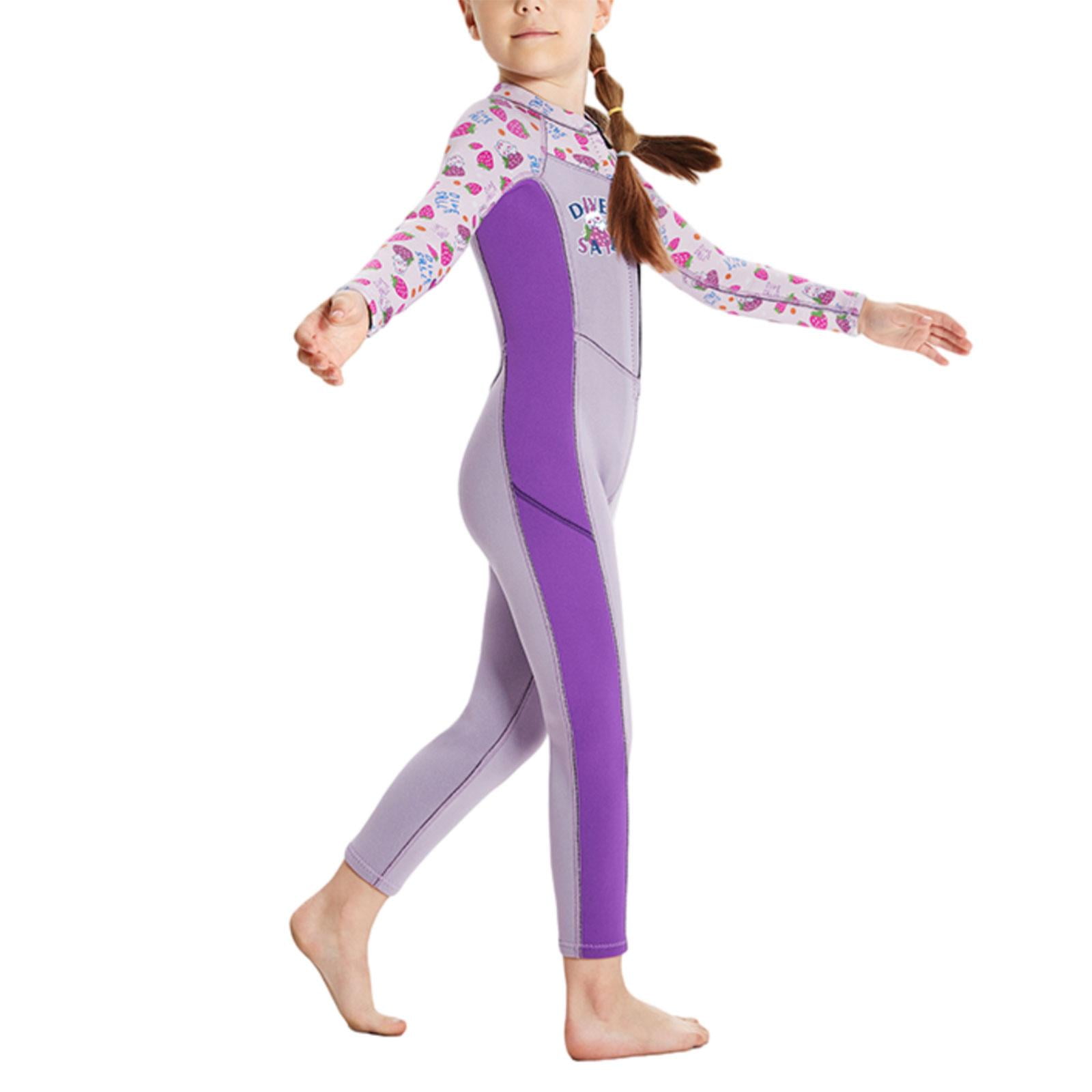 Baoblaze Kids Wetsuit 2mm Neoprene Child Wet Suit for Cold Water Sports Sailing Kayak M