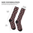 thumbnail image 4 of Pofeuu Fire and Rescue Truck Print Compression Socks for Women & Men Circulation - Best Support for Nurses,Running,Athletic,Sports, 4 of 7