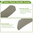 thumbnail image 4 of Front Passenger Side Rear Right Passenger Side Door Panel Handle Pull Trim Cover for BMW X1 F48 F49 2015-2020 No.51417937876 Beige ABS 1 Pc, 4 of 6
