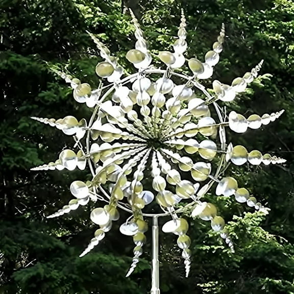 LAMIRO Rotating Windmill,Unique and Magical Metal Windmills Garden Wind Spinner Wind Catcher Decor