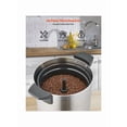 thumbnail image 3 of Commercial Coffee Urn, 100 Cup 15 L Hot Beverage Dispenser With Dripless Faucet, Quick-Brewing Stainless Steel Large Commercial Coffee Maker, For Catering, Business, Party, Church & Restaurant, 3 of 10