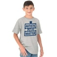 thumbnail image 5 of Autistic Lives Matter Autism Aware Crewneck T Shirts Boy Girl Teen Brisco Brands M, 5 of 6