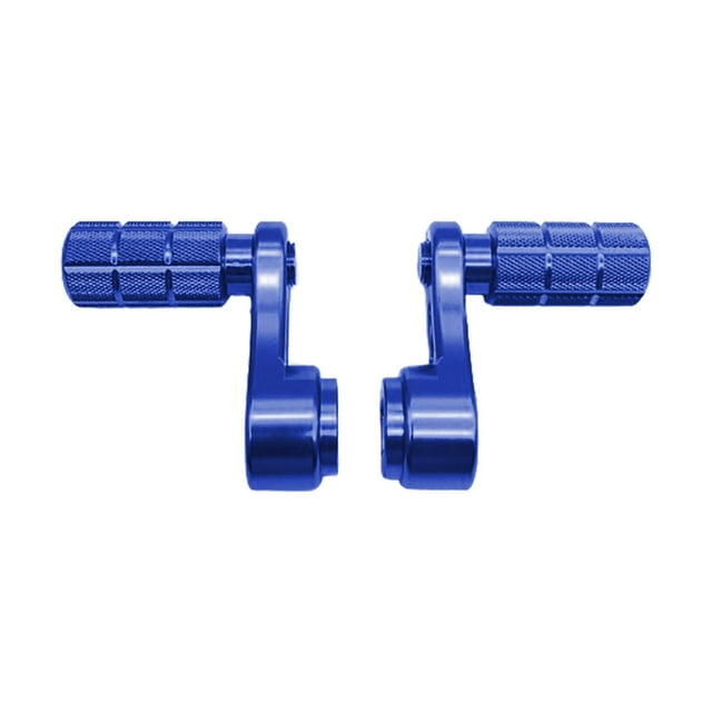 Pedales de clavijas para reposapiés perfecl 2 uds Pedal de manivela de bicicleta eléctrica Azul