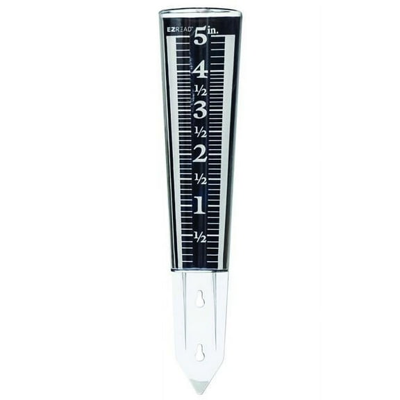 EZ Read 5 In. Clear Magnifying Rain Gauge 820-0602