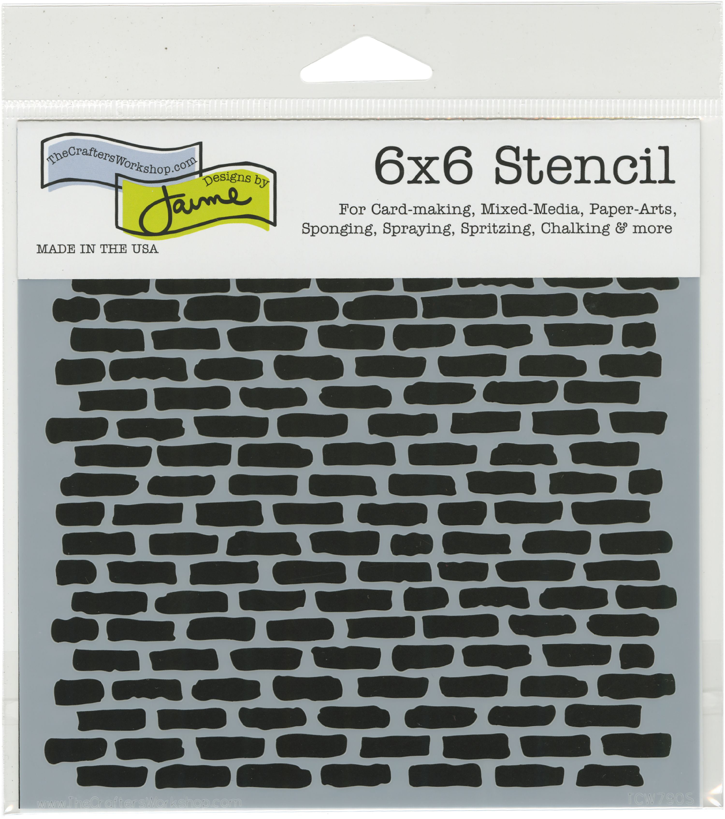 Crafter's Workshop Template 6'X6'-Micro Brick