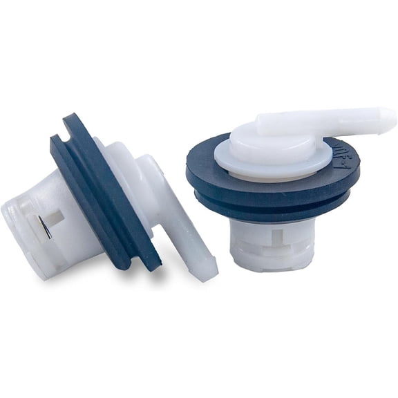 2pcs Tank Vent Valve, Gas Tank Vent Rollover Valve with Grommet Seal Kit Compatible with Jeep 84-96 Cherokee XJ Wagoneer, 86-92 Comanche MJ, 93-96 Grand Cherokee ZJ, 87-95 Wrangler YJ