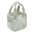 thumbnail image 3 of Ello Floral Pattern Insulated Neoprene Lunch Tote with Zipper, Sage, 3 of 6