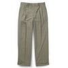 Men's Cuffed Pleat-Front Linen-Blend Pants