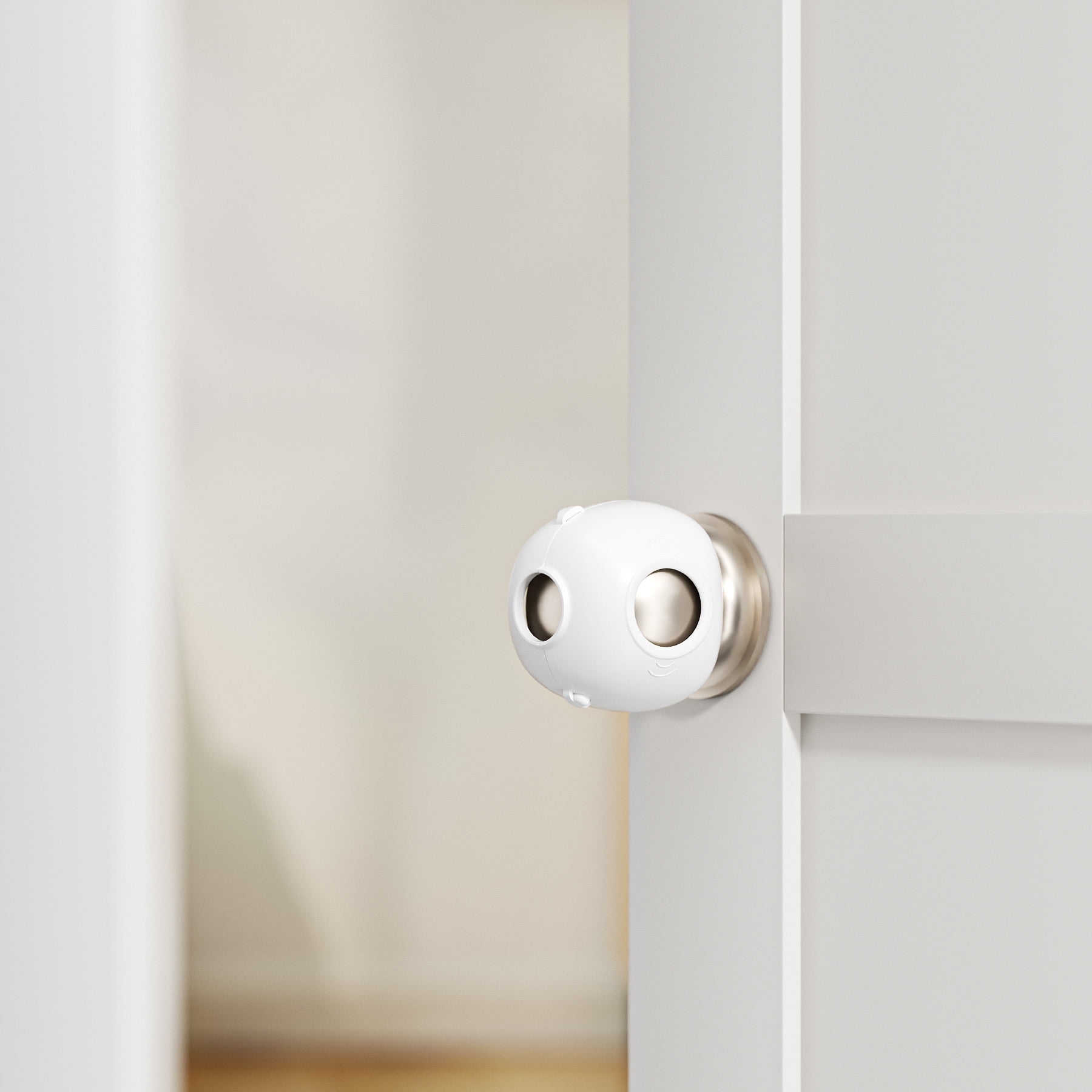 (3 pack) Parent's Choice Child Safety Door Knob Covers, White, 3 Pack