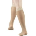 thumbnail image 3 of Truform Sheer Compression Stockings, 15-20 mmHg, Women's Knee High Length, 20 Denier, Nude, Medium, 3 of 4