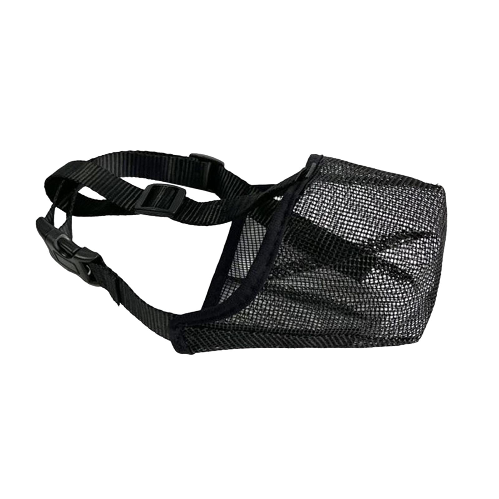 Muzzle for Dog Bite Protective Nylon Soft Cage Muzzles Adjustable