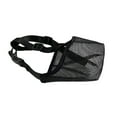thumbnail image 1 of para perro, sin masticar con correas ajustables protectora cómoda cubierta de boca de malla portátil para entrenamiento de comportamiento Negro XL, 1 of 7