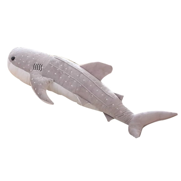 ZTGD Lindo tiburón de peluche de juguete Peces grandes Muñeca de tela Ballena de peluche Regalo de cumpleaños para niños
