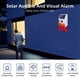 thumbnail image 5 of 2X Alarma Estroboscópica Solar Inalámbrica, Luz con Sonido, Flash, Sirena de Alarma para Exteriores para de Alarma Wifi GSM de 433MHz para el Hogar y la Granja, 5 of 10