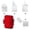 Red, variant on RENDZJ 2Pcs Lighter Case with Secure Locking Closure Lighter Cover for Men (Black)