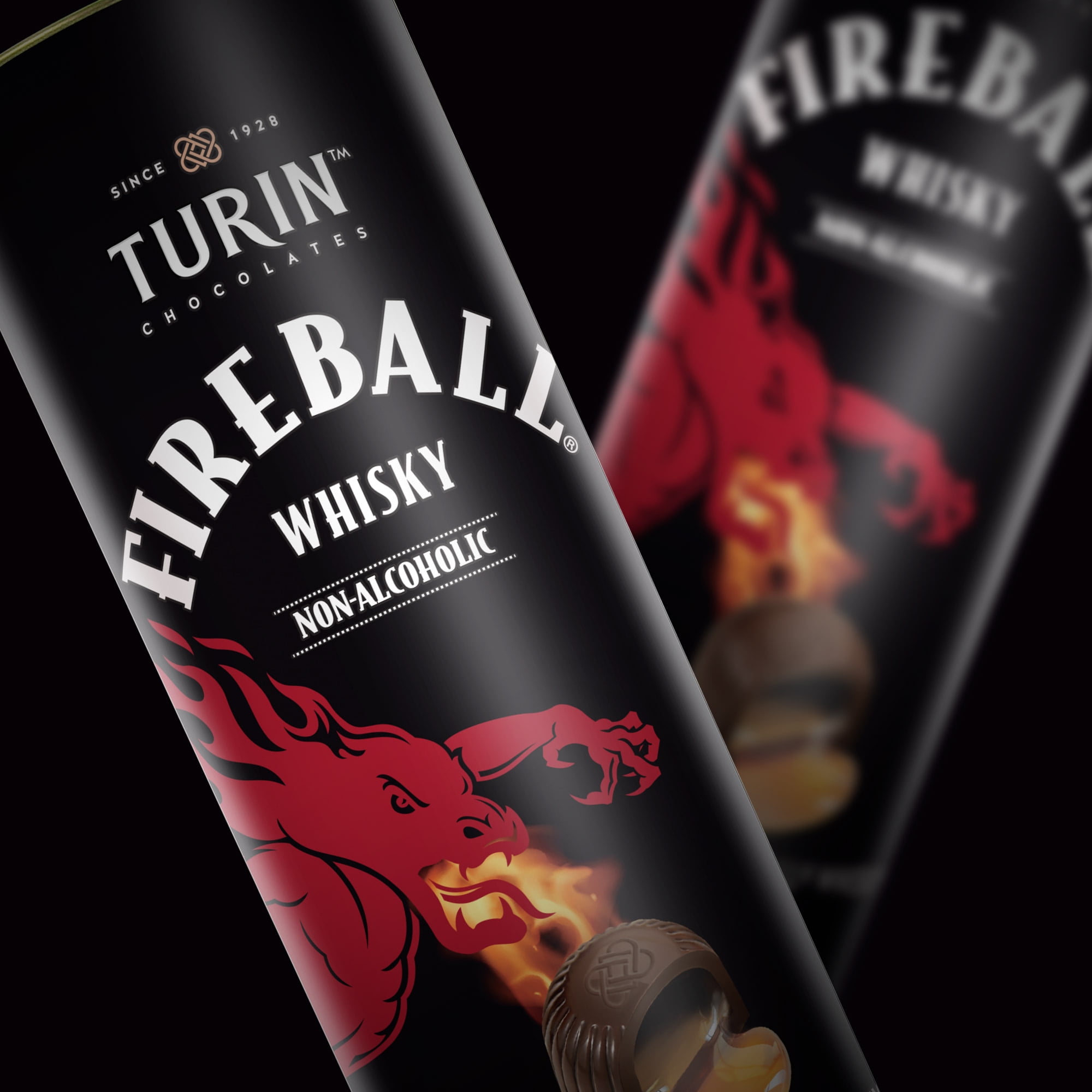 Turin Fireball Chocolate Truffles Everyday - 7 oz Tube