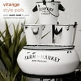 thumbnail image 5 of Alpine Corporation 15" x 15" x 36" Outdoor Iron Tiered Pails Pump Fountain, White, 5 of 13