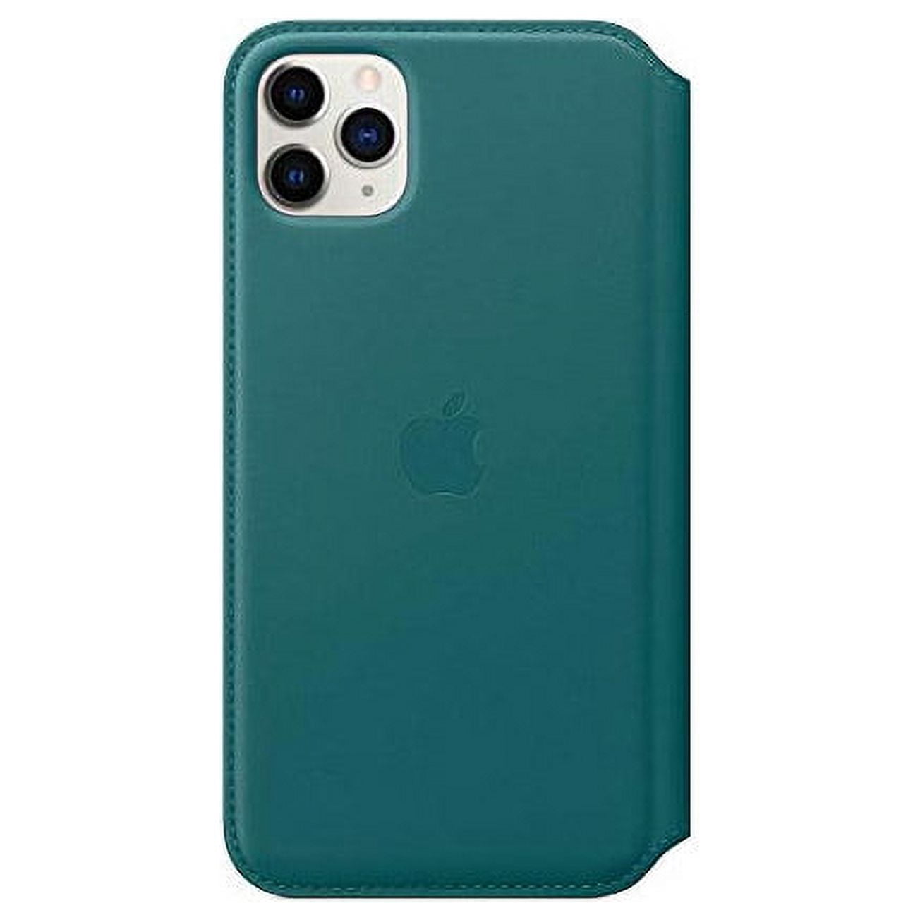 iPhoneケース iPhone 11 Pro Leather Folio Peacock Apple Leather Folio (for iPhone 11 Pro Max) - Peacock - Walmart.com