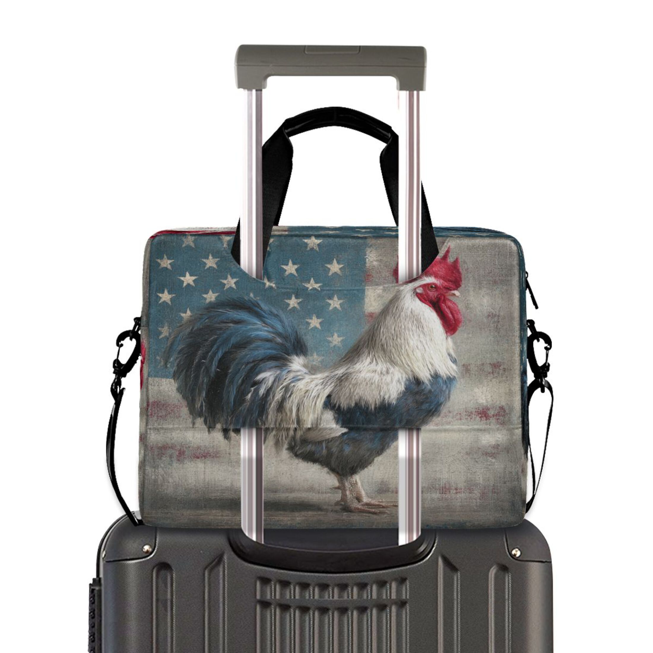 Laptop Bag Laptop Briefcase 15.7 x 3 x 11.8 Inches Laptop Bag Briefcases Laptop Storage Travel Laptop Bag Work Laptop Bag Fierce Rooster