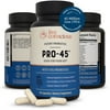 PRO45: Probiotic Formula, 45 Billion CFU, 11 Comprehensive strains. Dairy Free. Delayed Release Veggie caps. Promotes Immune and Digestive Health. 30 Capsules