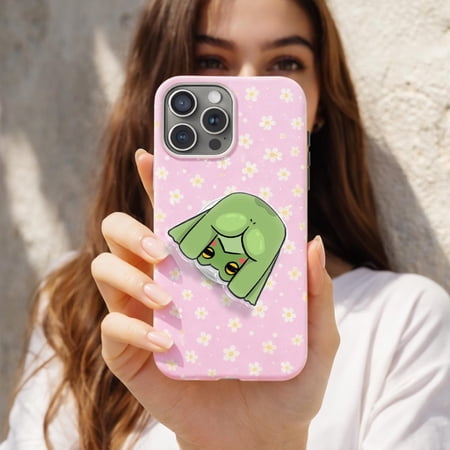 Sleepy Frog Peeking MagSafe Phone Grip, Cute Green Frog Magnetic Phone Holder, Kawaii Animal Grip, Gift For Her & Teens