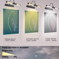 thumbnail image 3 of Luxsway Luz De Pintura Inalámbrica Con Cabezal De Luz Giratorio Para Arte De Pared Imágenes Pintura Obra De Arte Pantalla Control Remoto Regulable Y Temporizador Apagado Funciona Con Pilas-Negro, 3 of 5