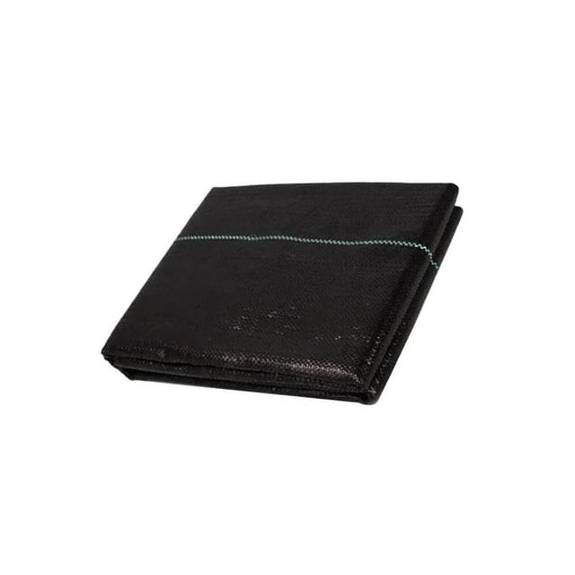 kurtrusly Black Weed Barrier Blocker Landscape Fabric with Grid Strips 1x2meter