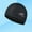 Black, variant on Jacenvly Mother's Day Fabric Swim Cap, High Elasticity Swimming Cap Keeps Hair Clean Breathable Fit Both Long Hair Short Hair, Swim Caps Woman Girls Men Kids One Size Hat